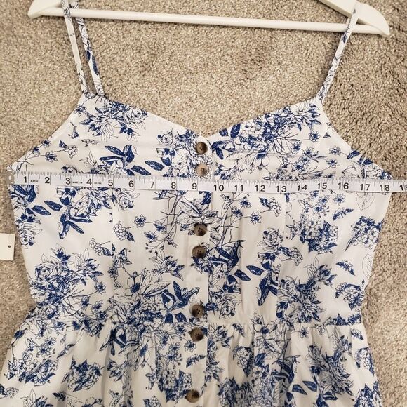 BEYOND THE RADAR WOMEN'S FLORAL SLEEVELESS MIDI DRESS Size M - Picture 12 of 14